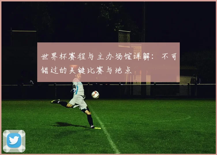 世界杯赛程与主办场馆详解：不可错过的关键比赛与地点